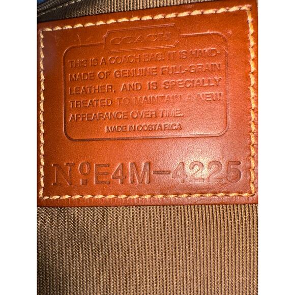 Vintage 1995 Coach 4225 Navy & British Tan Restored to Original Brilliance - Picture 2 of 13